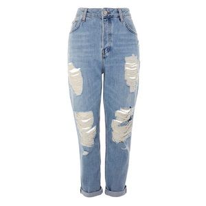 Topshop "Super Ripped" Hayden Boyfriend Jeans